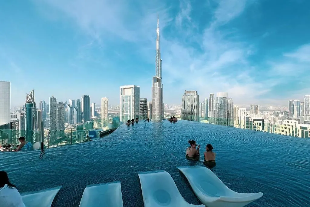 64Th Floor Highest Downtown Infinity Pool Burj Khalifa View Apartment Dubai