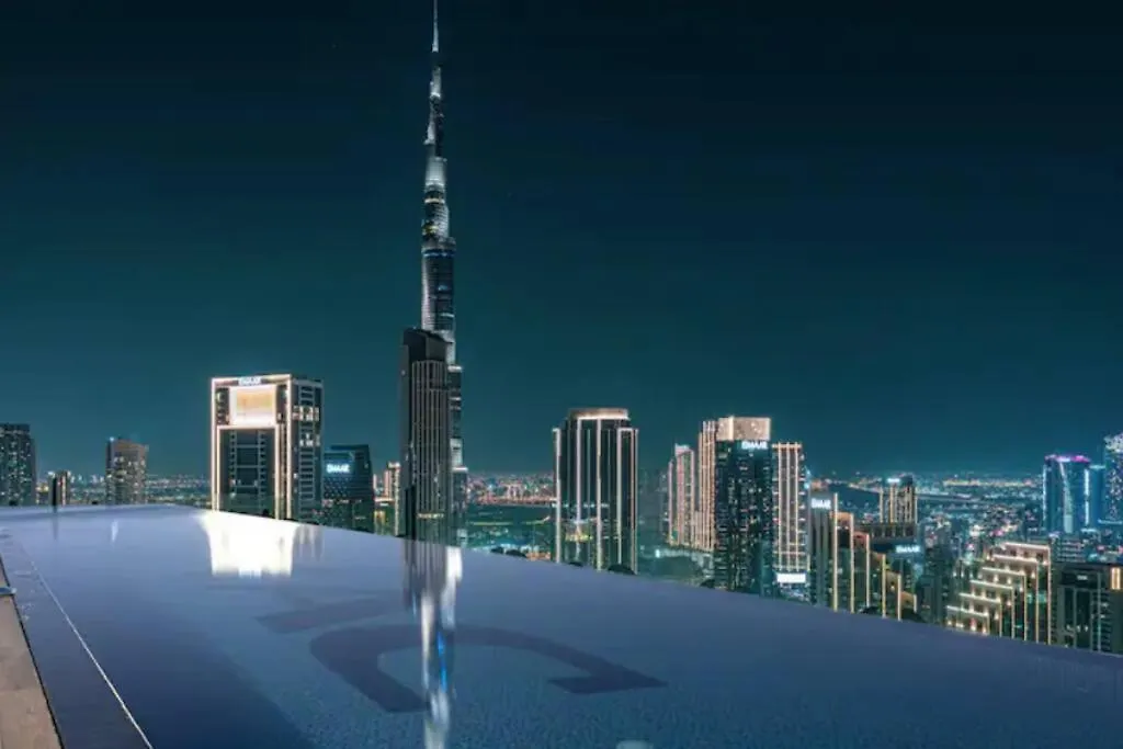 64Th Floor Highest Downtown Infinity Pool Burj Khalifa View Apartment Dubai United Arab Emirates